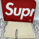 Louis-Vuitton x supreme Epi Pochette Gm RED