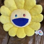 Takashi Murakami Rainbow Flower Cushion Pillow plush 60cm yellow